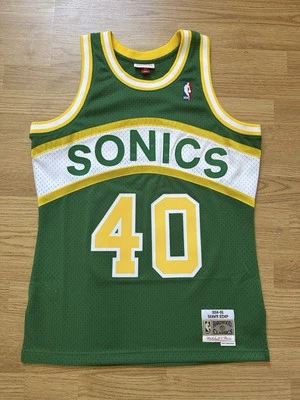 Seattle SuperSonics Shawn Kemp Authentic Mitchell & Ness 1994/95 Mens M Jersey - Image 1 of 4