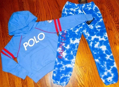 SUDADERA POLO RALPH LAUREN AUTÉNTICA NIÑA NUEVA ORIGINAL Talla M (8-10) NUEVA CON ETIQUETAS Foto 1 de 4