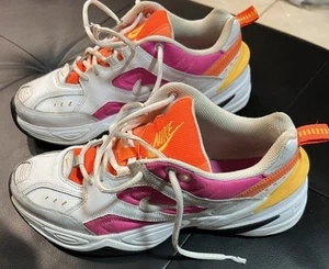 Nike M2K Tekno White/Pink/Orange A03108-104 Sportswear Sneakers Shoes US Size 10 - Picture 1 of 19