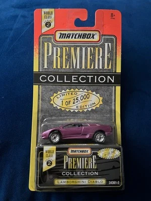 Matchbox Premiere Collection - LAMBORGHINI DIABLO - Мировой Класс Серия 2 Фиолетовый - Изображение 1 из 3
