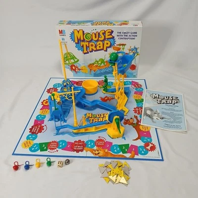 Mouse Trap Board Game by MB Games missing 2 cheese pieces - Image 1 of 4