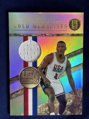 Joe Dumars 2010-11 Gold Standard Game Worn Used Olympic Jersey Card /299 #17 - Image 1 of 2