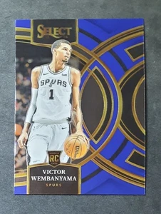 Victor Wembanyama 2023-24 Select Rookie Card RC Blue #121 San Antonio Spurs - Picture 1 of 2