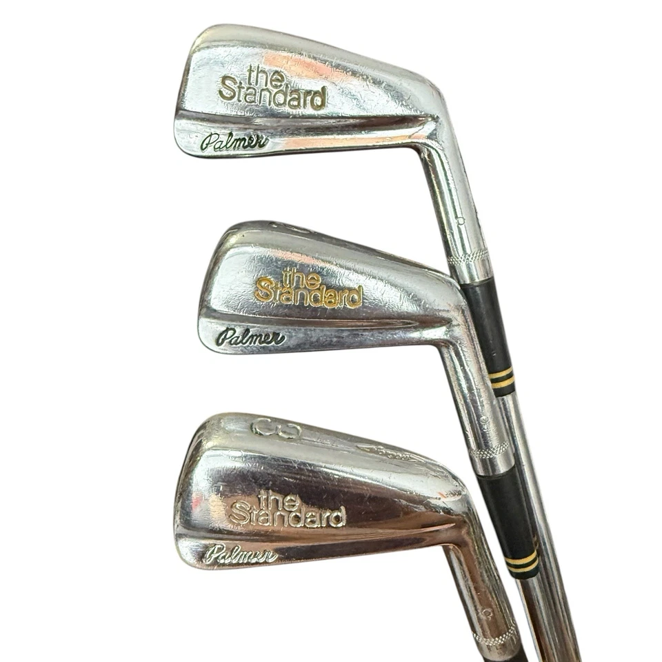 Arnold Palmer The Standard Forjado 1/2/3 Hierros Derecha Rígido Flexible Acero Ejes De Colección Foto 1 de 4