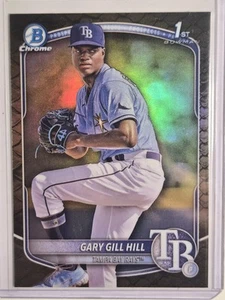 Gary Gill Hill 2025 Bowman Cromo Rettilliano Rifrattore 1° Bowman Rays #BCP-55 - Foto 1 di 13