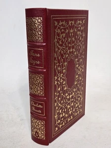 JANE EYRE Charlotte Brontë Easton Press 1978 Hardcover Leather Ed 100 Greatest - Foto 1 di 10