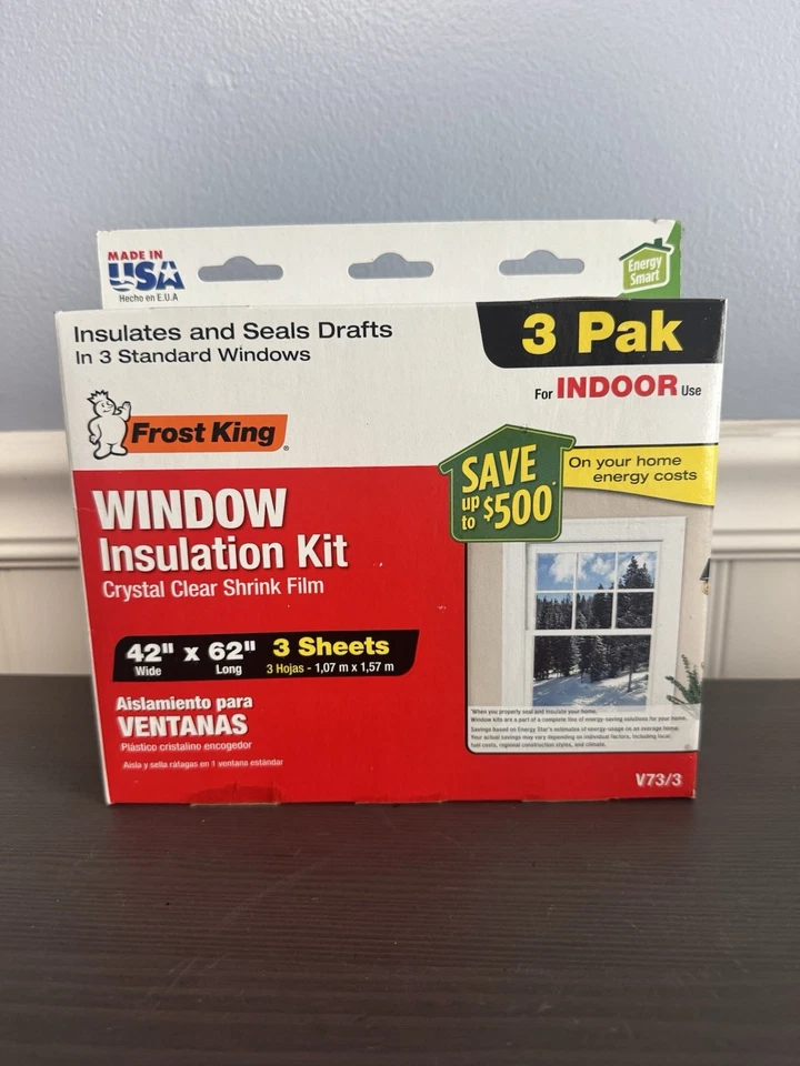 Frost King Shrink Film Window Kit No V73/3h THERMWELL 3pk