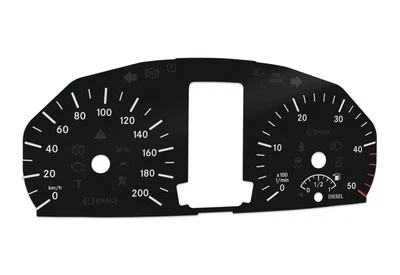 Para Mercedes-Benz Sprinter W906 - Medidores de velocímetro de MPH a km/h  Foto 1 de 4