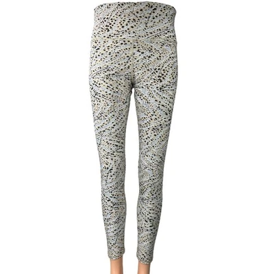 Terez Beige Estampado Animal Cintura Alta Ajustado Atlético Yoga Gimnasio Leggings Pantalones L Foto 1 de 4