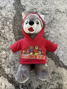 Build A Bear Wolf Pup Wiley the Wolf Grey 16"  Great Wolf Lodge Plush - Picture 1 of 7