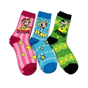 NUEVO 3 Pares Calcetines Mujer Crew Talla Única - Imagen 1 de 1