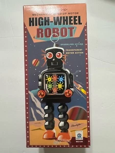 High-Wheel Roboter Aufzieh Blechspielzeug mit Funkenaktion (41995 Close My) - Bild 1 von 6