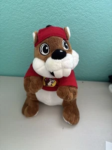 Jaag Buc-ees Beaver Mascot 10” Plush With TShirt Bucky Bucees Stuffed Animal Toy - Picture 1 of 6