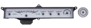 Dakota Digital 1963-64 Cadillac Analog Gauge System Silver White VHX-63C-CAD-S-W - Picture 1 of 5