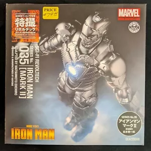 Figura Kaiyodo Ciencia Fi Revoltech 035 Marvel Studios Iron Man Mark II - Caja abierta - Imagen 1 de 3