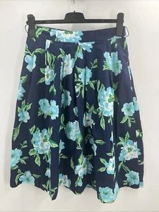 Talbots Damen mehrfarbig ATEMBERAUBEND GEBLÜMT THE PIPER PLISSEE MIDIROCK Größe 10 - Bild 1 von 18