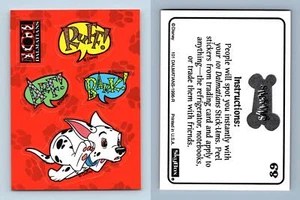 Stick-ums #68 - Disney 101 Dalmatians 1996 Skybox Sticker Card - Picture 1 of 1