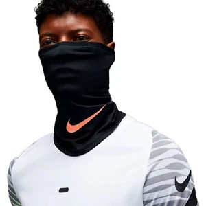 Scaldacollo Nike Dri-FIT Winter Warrior adulto unisex OSFM nero/arancione DC9161-013 - Foto 1 di 5
