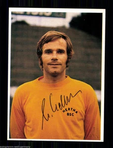 Cuadro de colección Michael Kellner Hertha BSC Berlin Bergmann 1972 original Letrero. +A 68640 - Imagen 1 de 1