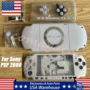 Lavender Shell Housing Case Cover Full Buttons Kits For PSP2000 PSP 2000 - Picture 1 of 9