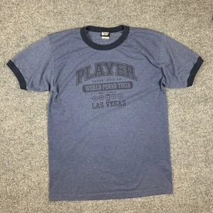 World Poker Tour T-shirt Men's Size XL Short Sleeve Crew Neck Graphic Print Blue - Picture 1 of 9