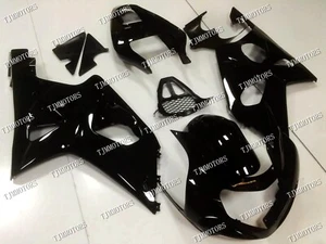 Fit for 2000-2002 GSXR1000 Gloss Black ABS Injection Mold Bodywork Fairing Kit - Picture 1 of 9