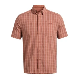 Under Armour Men's UA Drift Tide 2.0 Plaid Short Sleeve Shirt, M - Picture 1 of 5