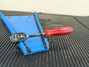 #al953 NEW! Snap-on USA 1/4" Drive RED Hard Handle Long Handle Ratchet THLD72 - Picture 1 of 11