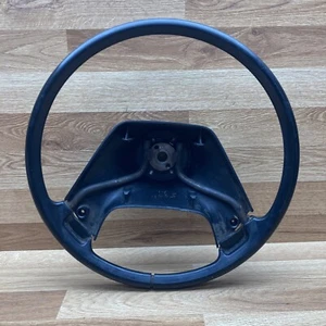 1987 - 1991 F150 F250 F350 Bronco OEM Ford Steering Wheel Solid Rubber - Picture 1 of 7