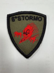 PATCH TOPPA RICAMATA OMERALE 6° STORMO AERONAUTICA MILITARE VERDE - Foto 1 di 1