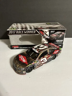 Austin Dillon 2017 #3 Dow Salutes Veterans Charlotte Win 1/24 Autographed Coke - Image 1 of 4
