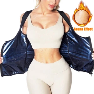 Women Waist Trainer Corset Sauna Sweat Weight Loss Body Shaper Vest Thermo Fajas - Picture 1 of 30