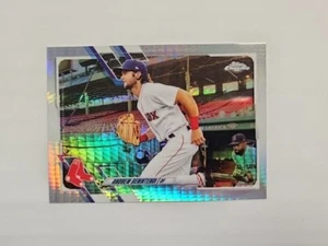 2021 Topps Chrome #39 Andrew Benintendi Prism Refractor Boston Red Sox Baseball - Picture 1 of 2