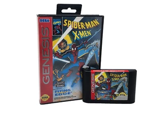 Spider-Man/X-Men: Arcade's Revenge - Primera impresión (Sega Genesis, 1993) en caja - Imagen 1 de 1
