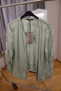*Le Comte*leichte Jacke*44*türkis*neu*RV*detailverliebt*geraffte Ärmel*Taschen* - Bild 1 von 3