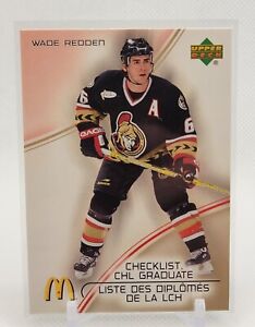 WADE REDDEN 2005 Upper Deck McDonald's NHL OTTAWA SENATORS Hockey Card