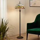 Lindby Stehlampe 'Audrey' (Tiffany) aus Glas u.a. für Wohnzimmer & Esszimmer (2