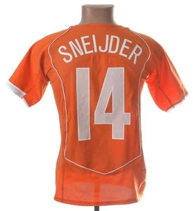 HOLLAND 2004/2005 HOME FOOTBALL SHIRT JERSEY NIKE SIZE XL BOYS #14 SNEIJDER - Picture 1 of 10
