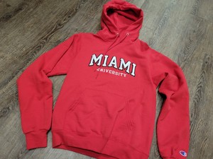 champion red moletom com capuz women's
