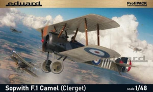 EDUARD 1/48 SOPWITH F.1 CAMEL (Clerget) ProfiPACK Edition 82172 WWI kit - Picture 1 of 12
