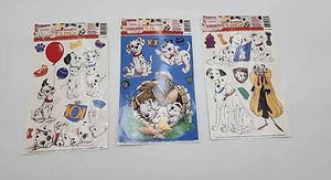 VINTAGE Disney 101 Dalmatians Window Stickers Static Cling Large Decals NEW NOS - Picture 1 of 5