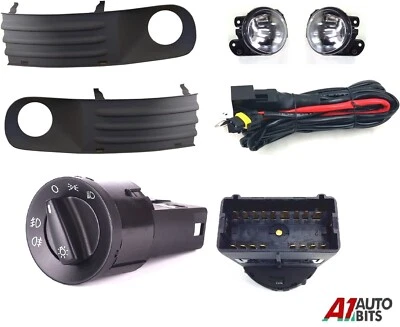 Nebel Licht, Grill Kabelbaum Glühbirnen Schalter Komplettset Für VW T5 2003- - Bild 1 von 4