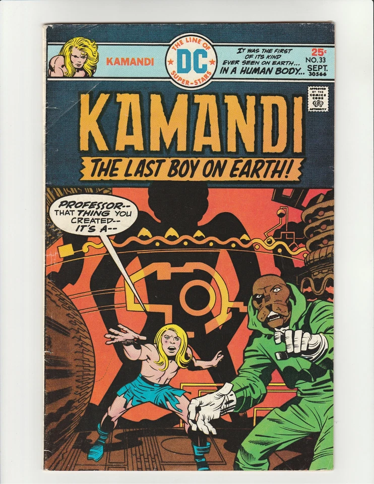 Kamandi the Last Boy on Earth #33 DC Comics Sept 1975 (5.0) Very Good/Fine VG/FN - Image 1 of 2