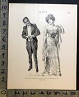 1913 Love Romance Beauty Fashion Woman Charles Dana Gibson Artist Print Fc4212