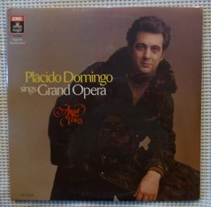 PLACIDO DOMINGO Sings Grand Opera EMI ANGEL Mint Sealed Vinyl Opera 2LP DMM - Picture 1 of 1