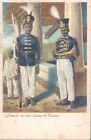 Dutch Indies Indonesia Ternat sultan's guards 1900s litho PC