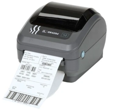 Zebra GK420D Wireless LAN USB Direct Thermal Desktop Label Printer 12mont Wty - Image 1 of 4
