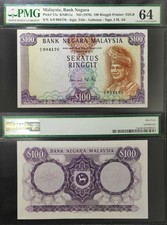 Malaysia 1972, 2nd Series Rm100 P.17A Pmg 64