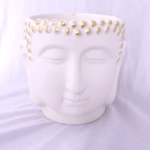 New Cement Buddah Planter Flower Pot Bohemian Home Decor Gift - Picture 1 of 8