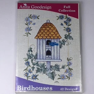Birdhouses - Anita Goodesign Quilting 42 Embroidery Designs CD-Rom - Picture 1 of 4